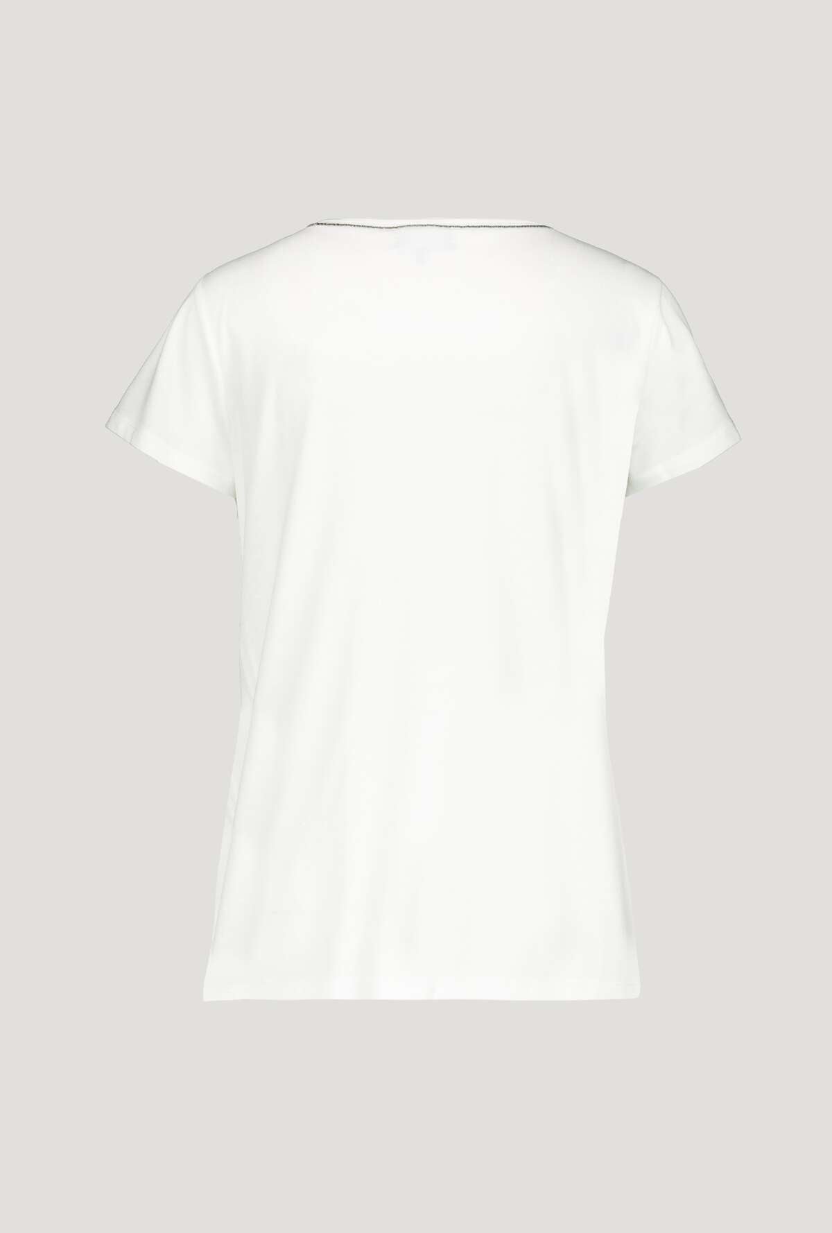 Monari Damen Statement T-Shirt mit Glitzer