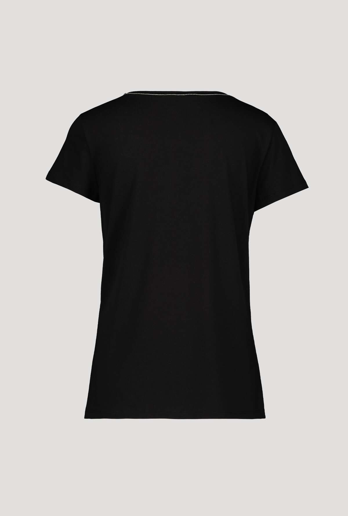 Monari Damen Statement T-Shirt mit Glitzer