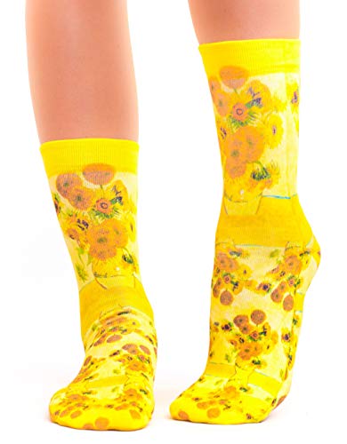 Wigglesteps Lady Socks VAN GOGH VASE