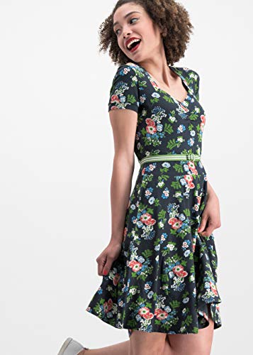 Blutsgeschwister Damen Kleid mze kze Dress vagabund Flowers