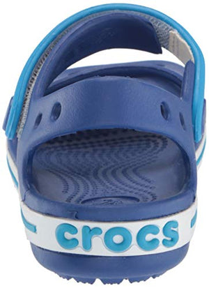 crocs Unisex-Kinder Crocband Kids Peeptoe Sandalen