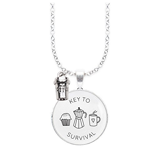 Spruchketten BY LIEBLICHKEITEN mit Charm Coffee: Key to Survival