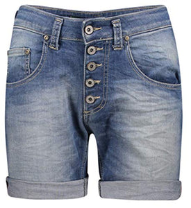 Please Damen kurze Jeans-Shorts Bermudas P88A - BQ2EOT