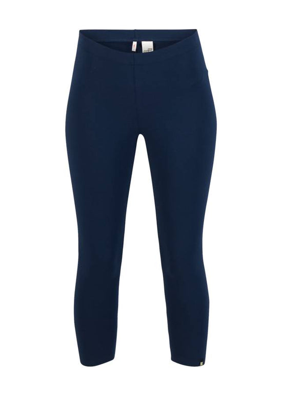 Blutsgeschwister Damen Capri Leggings Cropped Laune Legs-bleu de la mer