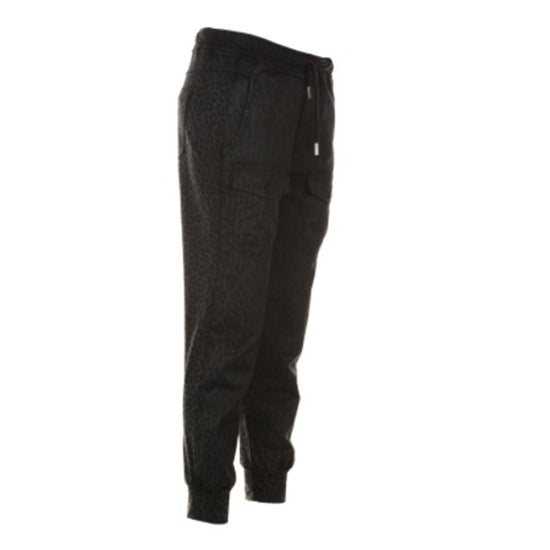 Funky Staff Damen Trousers Adele Pockets - Leo dark line