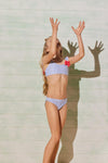 YSABEL MORA Mädchen Bikini blau-weiß gestreift - 95001