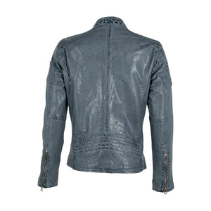 Gipsy Herren Lederjacke Gipsy GMCHENNO LAJORV - blue