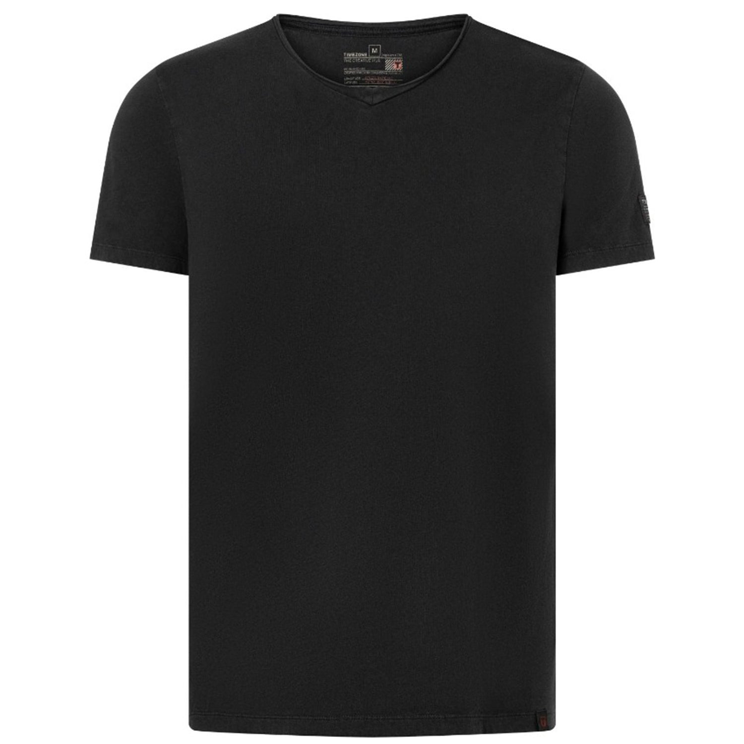 Timezone Herren V-Neck T-Shirt Garment Dye