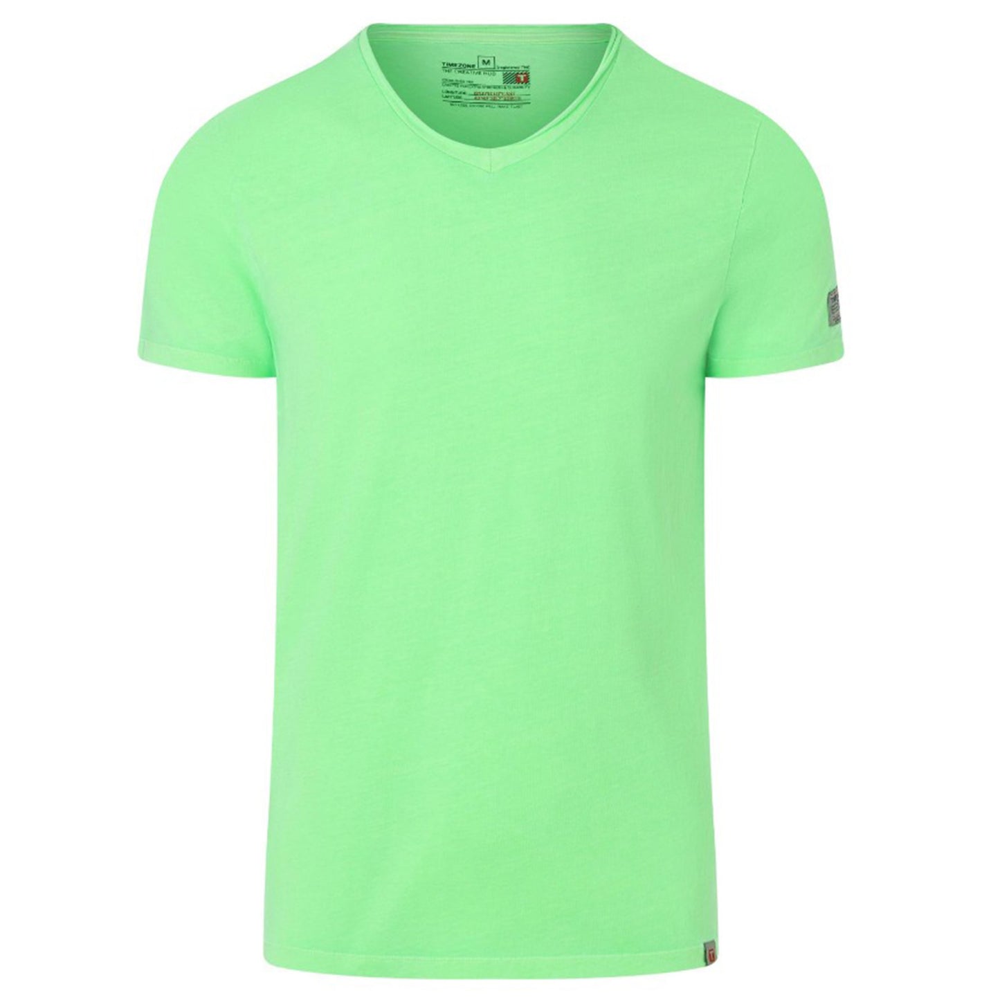 Timezone Herren V-Neck T-Shirt Garment Dye