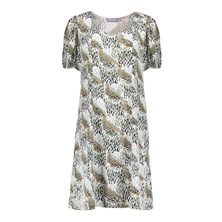 Geisha Fashion Damen Kleid mit Dschungel-Print