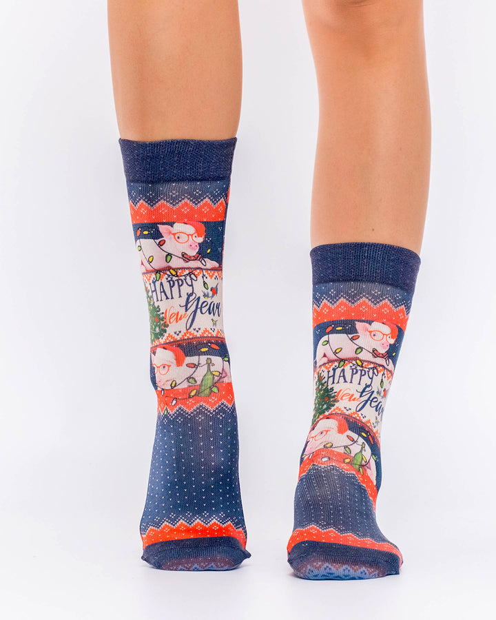 Wigglesteps Lady Socks KNITTED PIG-W