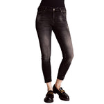 ZHRILL Damen 7/8 Jeans Nova black