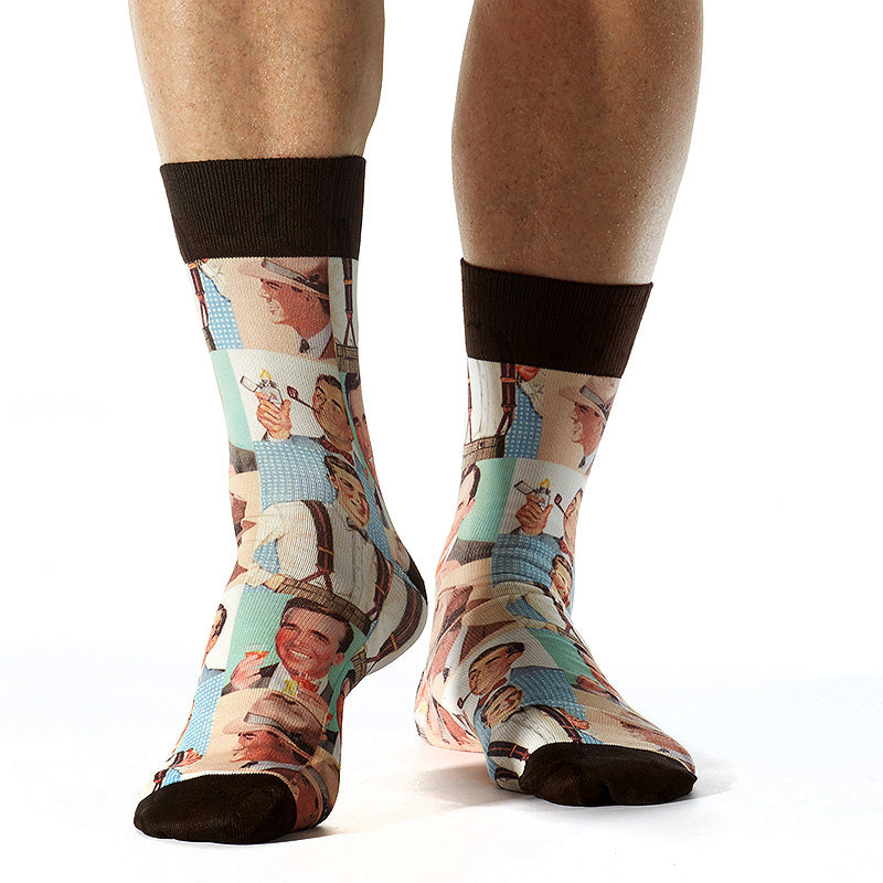 Wigglesteps Men Socks RETRO MAN