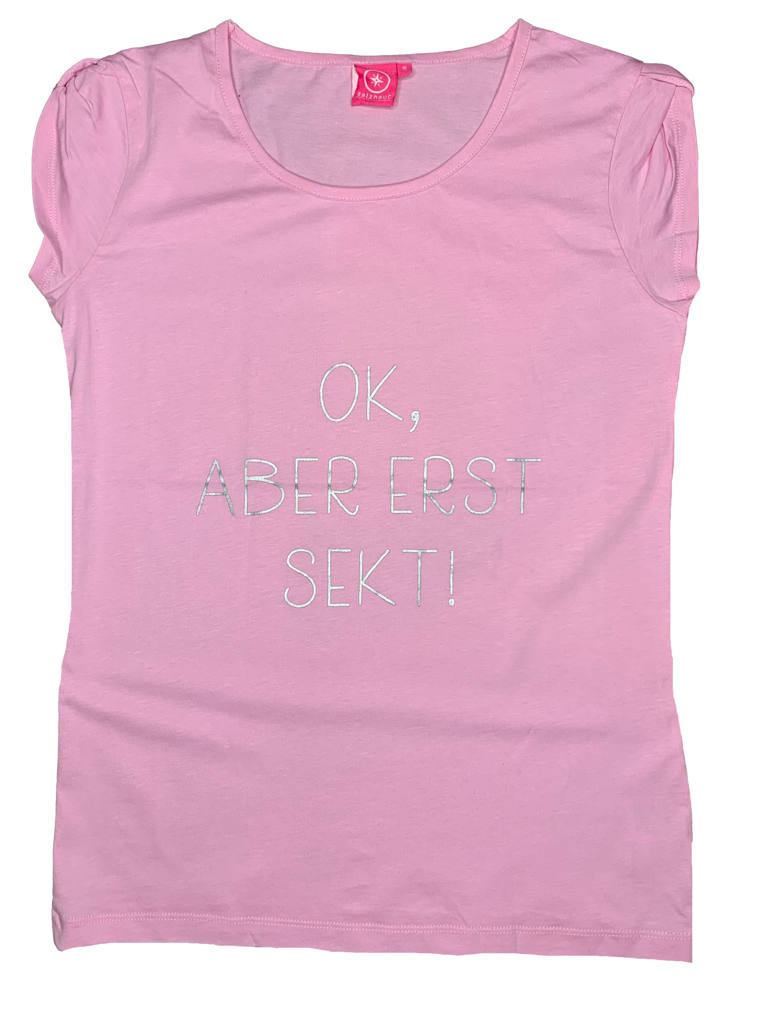 Salzhaut Damen T-Shirt "OK, ABER ERST SEKT!"