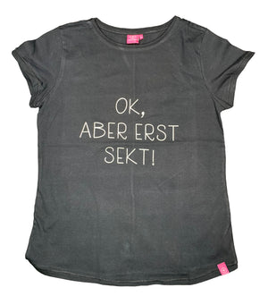 Salzhaut Damen T-Shirt "OK, ABER ERST SEKT!"