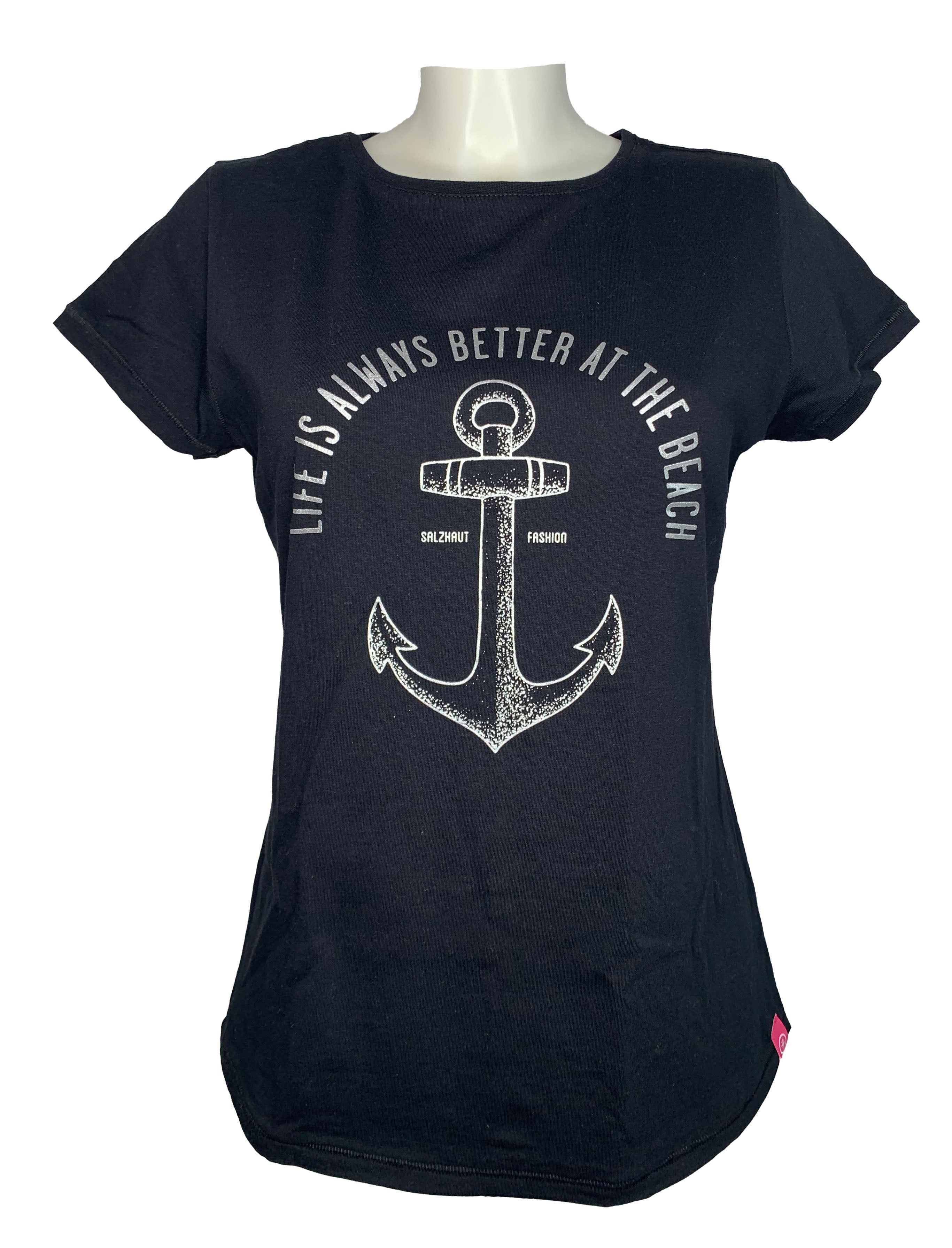 Salzhaut Damen T-Shirt "LIFE IS ALWAYS BETTER AT THE BEACH"