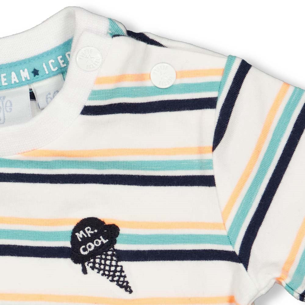 Feetje Baby Boy T-Shirt Ringel - Team Icecream