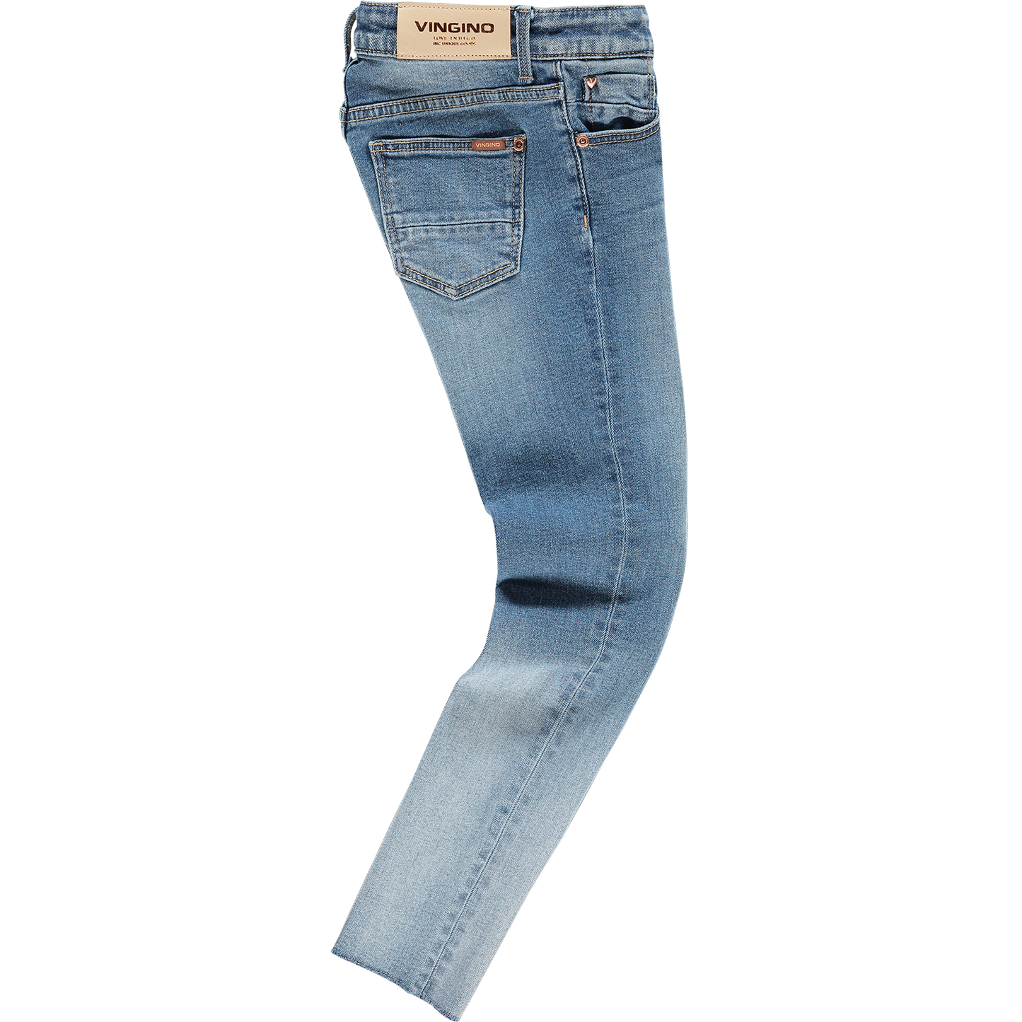 Vingino Mädchen Jeans Amia Bleach Skinny Cropped