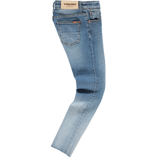 Vingino Mädchen Jeans Amia Bleach Skinny Cropped