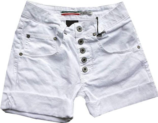 Please Damen Shorts Bermudas P88A - bianco ottico