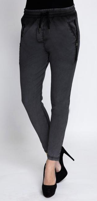 Zhrill Damen Joggpant Stoffhose Anzugshose Tapered Cropped Slim Fit Fabia