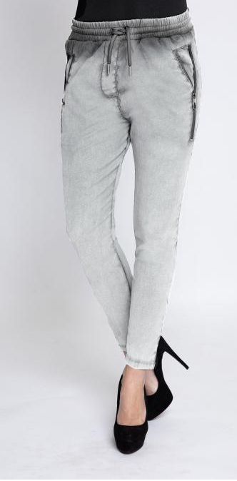 Zhrill Damen Joggpant Stoffhose Anzugshose Tapered Cropped Slim Fit Fabia