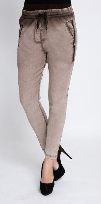 Zhrill Damen Joggpant Stoffhose Anzugshose Tapered Cropped Slim Fit Fabia