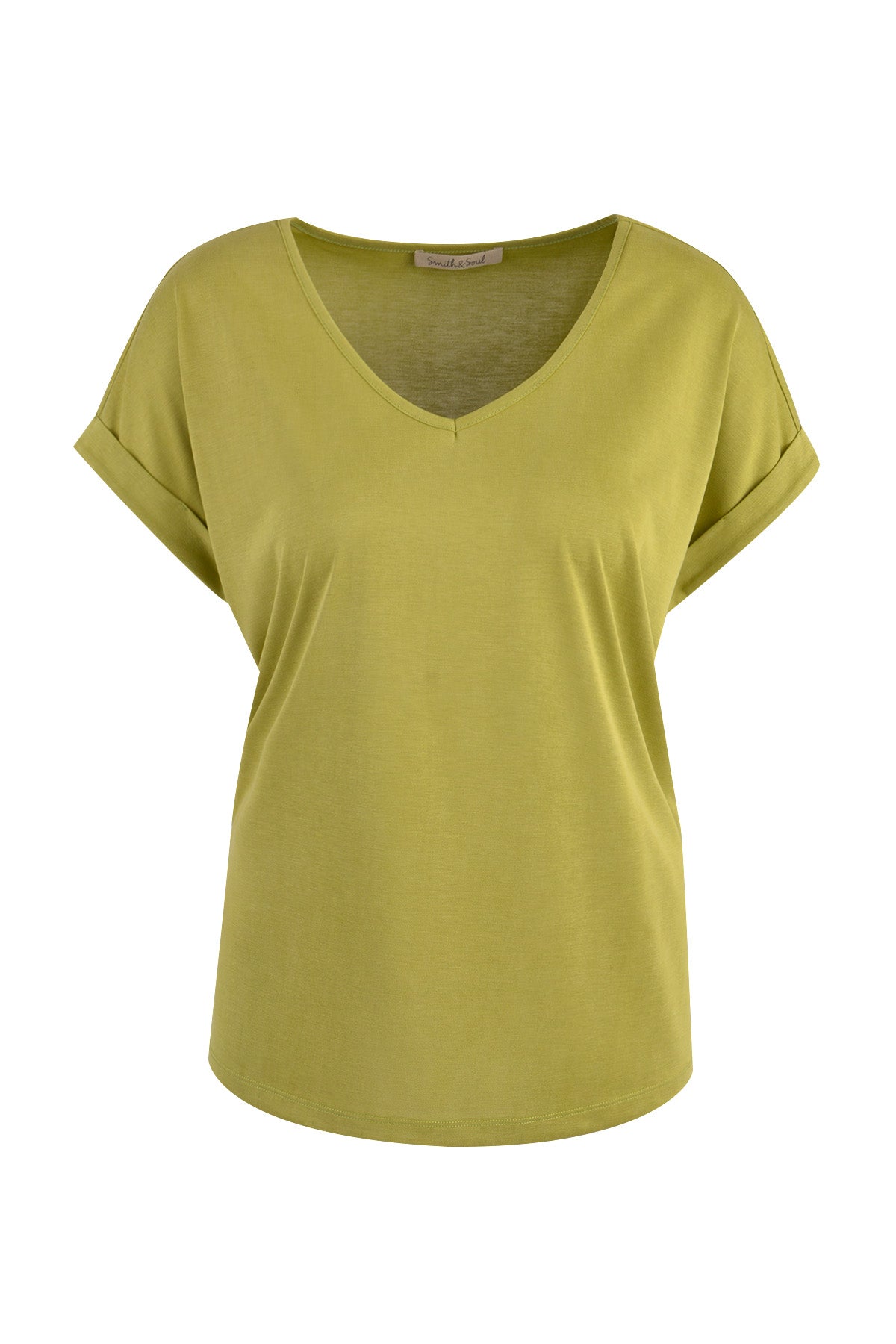 Smith and Soul Damen Basic T-Shirt Vneck