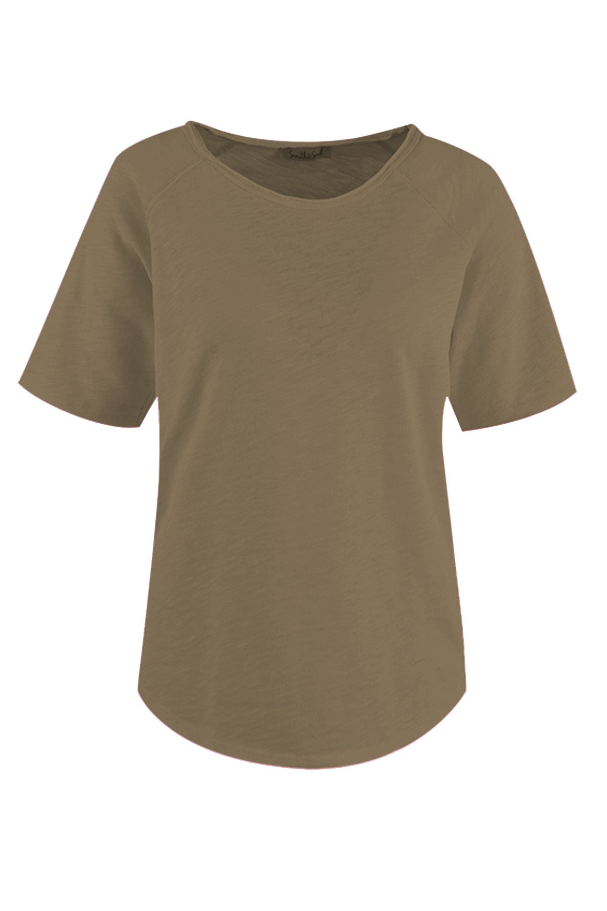 Smith & Soul Damen Basic T-Shirt Sweat Short