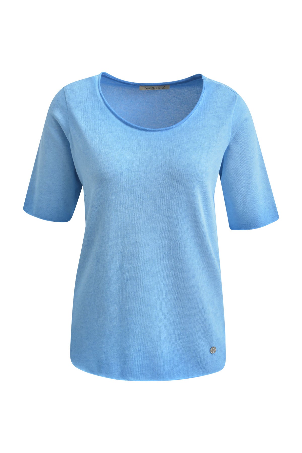 Smith & Soul Damen T-Shirt Basic Knit Short Sleeves