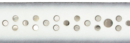 VANZETTI Damen Nieten Ledergürtel Made in Germany V5030A6505
