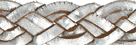 Vanzetti Damen gefochtener Ledergürtel Made in Germany V3942R2624