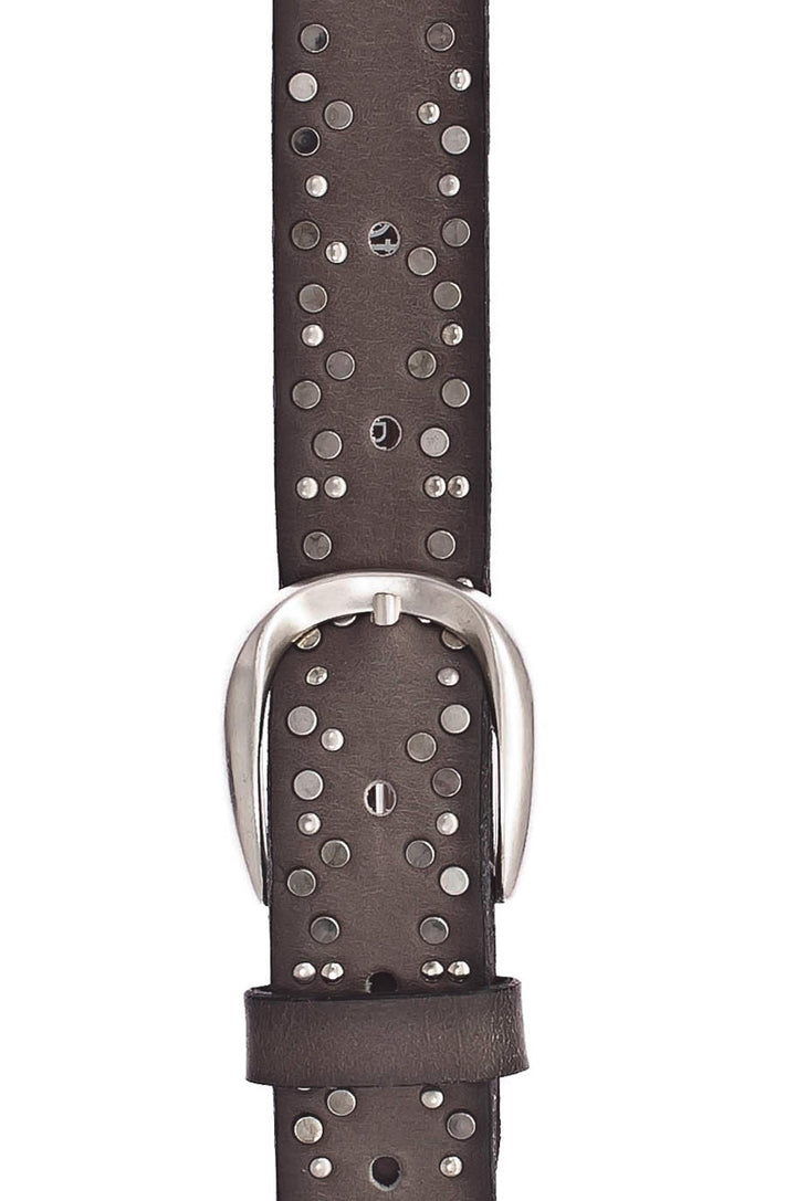 VANZETTI Damen Nieten Ledergürtel Made in Germany V5221A6492