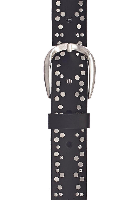 VANZETTI Damen Nieten Ledergürtel Made in Germany V5221A6492