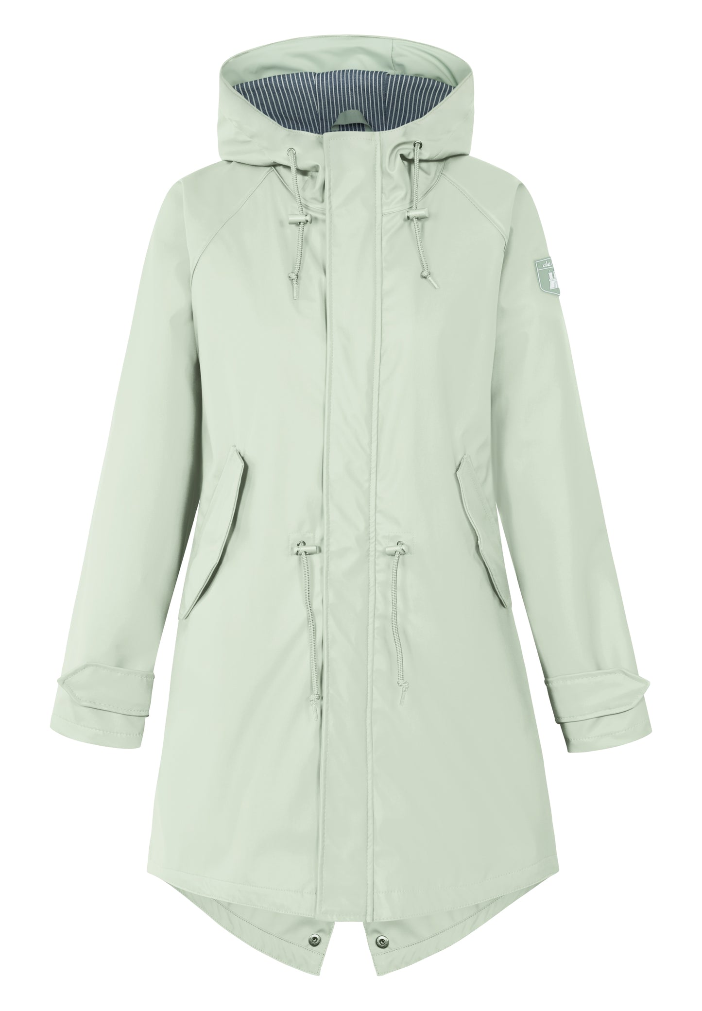 Derbe Damen Regenmantel PU-Friese Traveby fisher