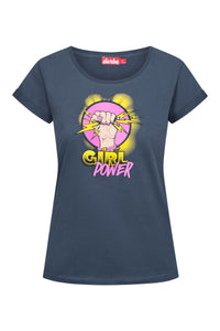 Derbe Damen T-Shirt  Girl Power W-03-TS-1008