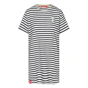 Derbe Damen Long T-Shirt Fragezeichen striped