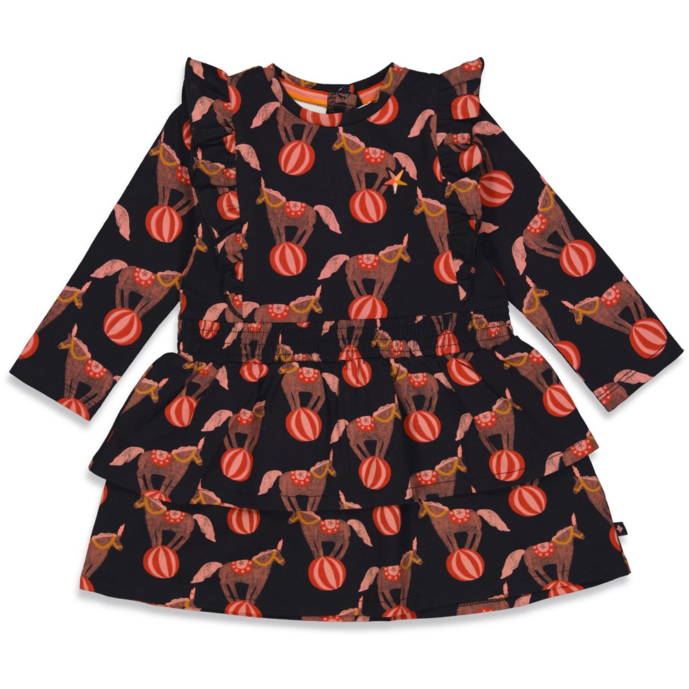 Feetje Baby Girl Kleid AOP - Red Velvet Circus