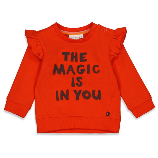 Feetje Baby Girl Sweater - Red Velvet Circus