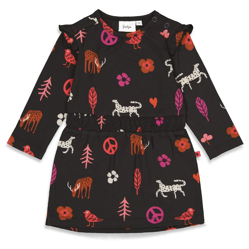 Feetje Baby Girl Kleid AOP - Made Of Magic