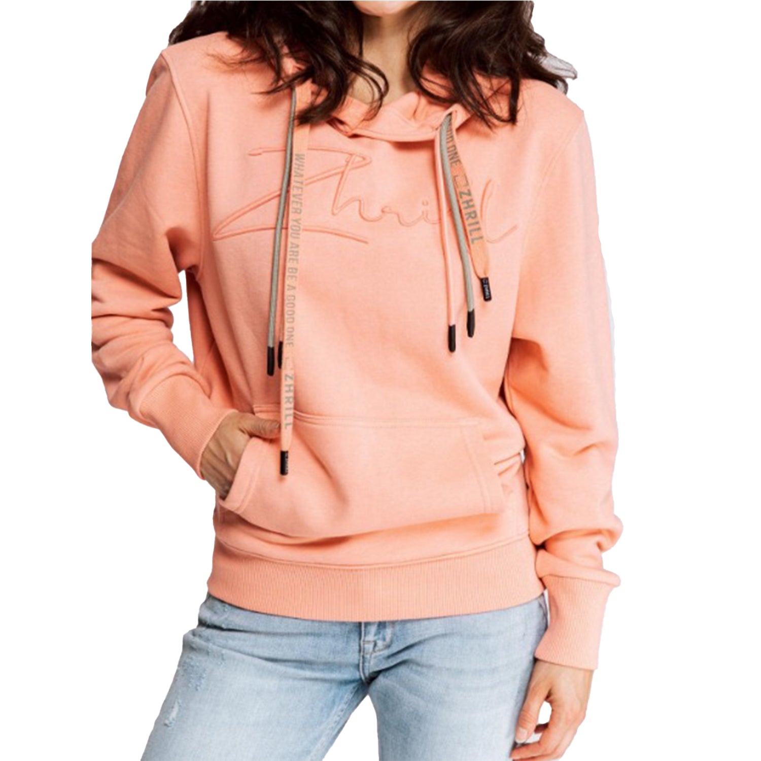 Zhrill Damen Kapuzenpullover DANICA PEACH