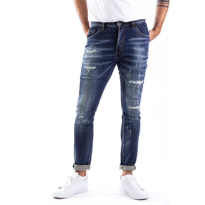 Blue Monkey Herren Skinny Jeans Lenn 2606X