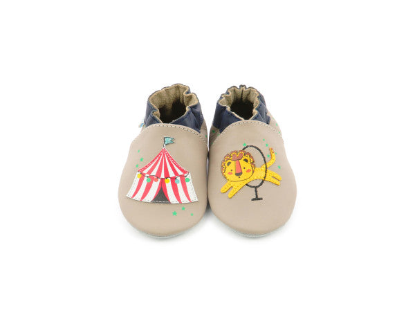 ROBEEZ Baby Unisex Hausschuhe Krabbelschuhe LION CIRCUS