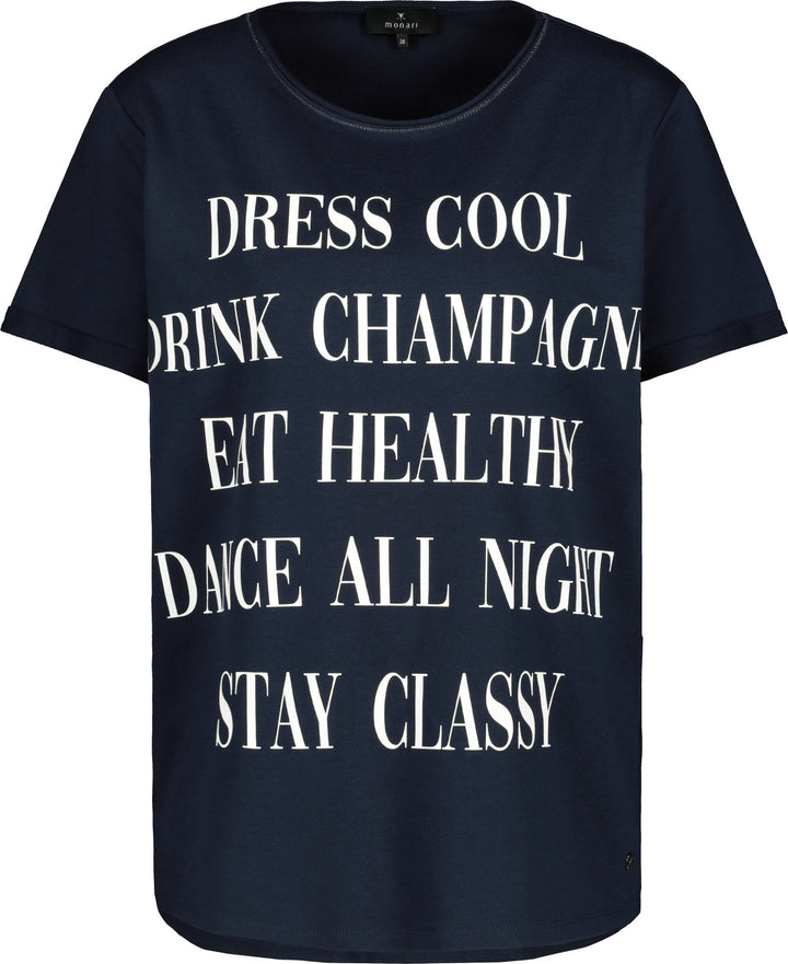 Monari Damen Statement T-Shirt `DRESS COOL......