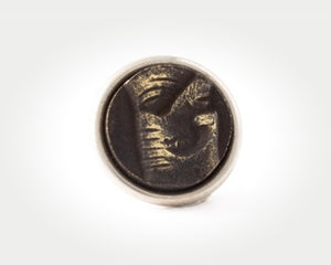 Noosa Petite Chunk coins xerxes silver white metal 12.03